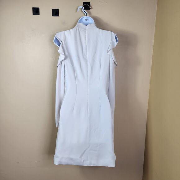 Wai Ming Women’s Dunn Dress Turtleneck Sheath Dress in Cream Size 0 - Picture 6 of 12